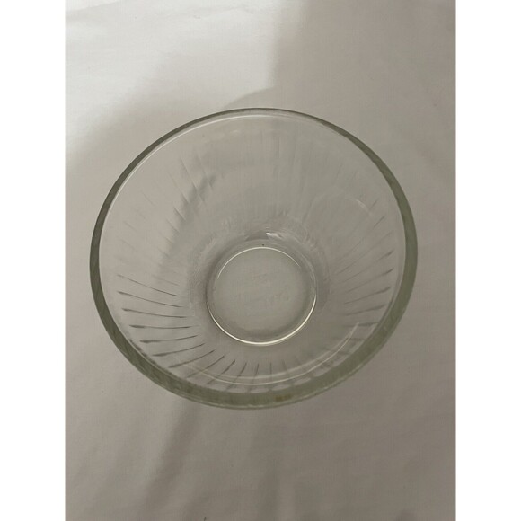 Pyrex Glass 7401-S Clear Mixing Bowl Ribbed 3 cups Kitchen Glassware - Picture 3 of 7